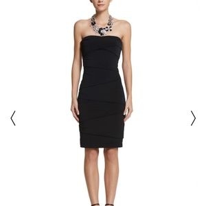 Instantly Slimming Black Strapless Dress